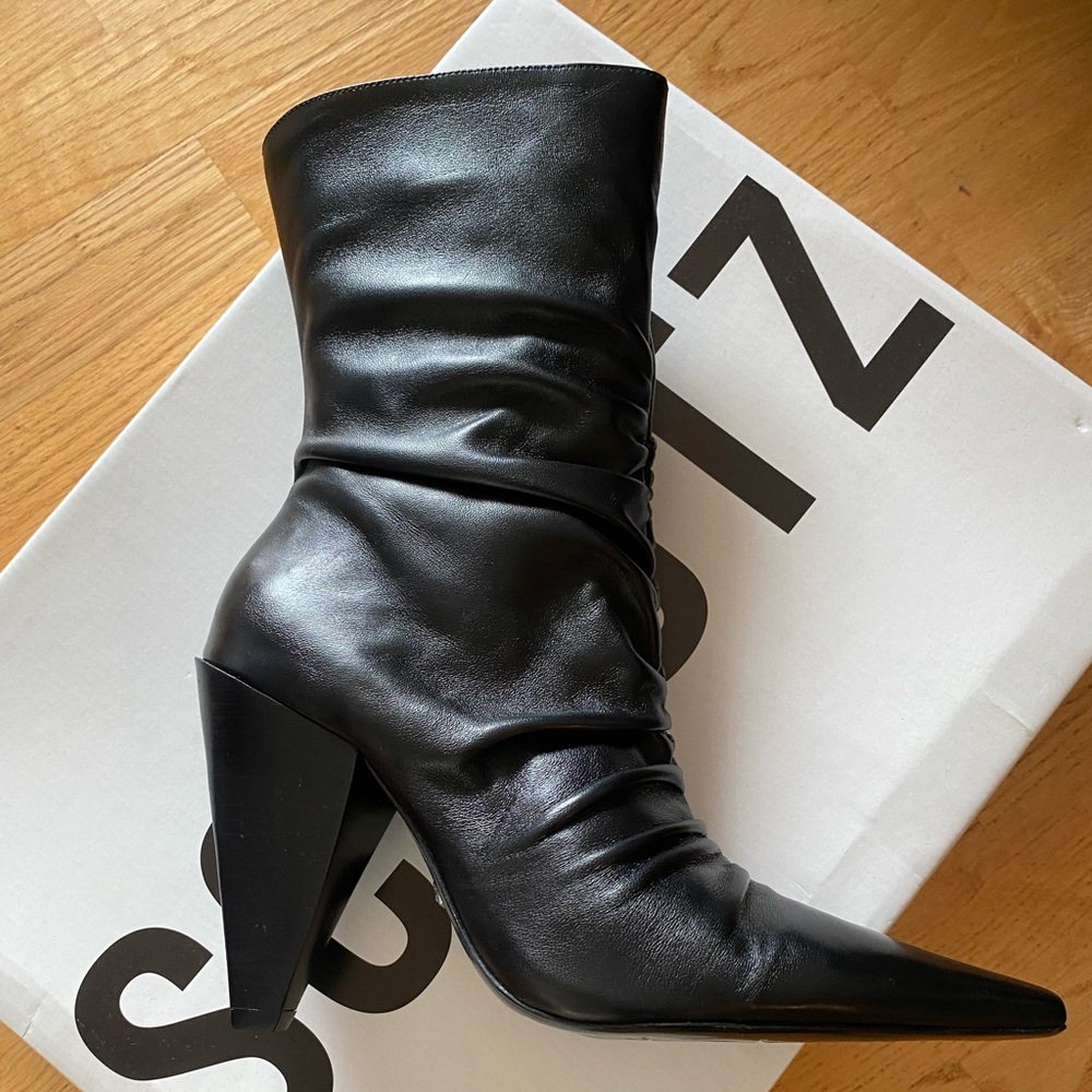 Black Schutz Bootie. Brand New.
